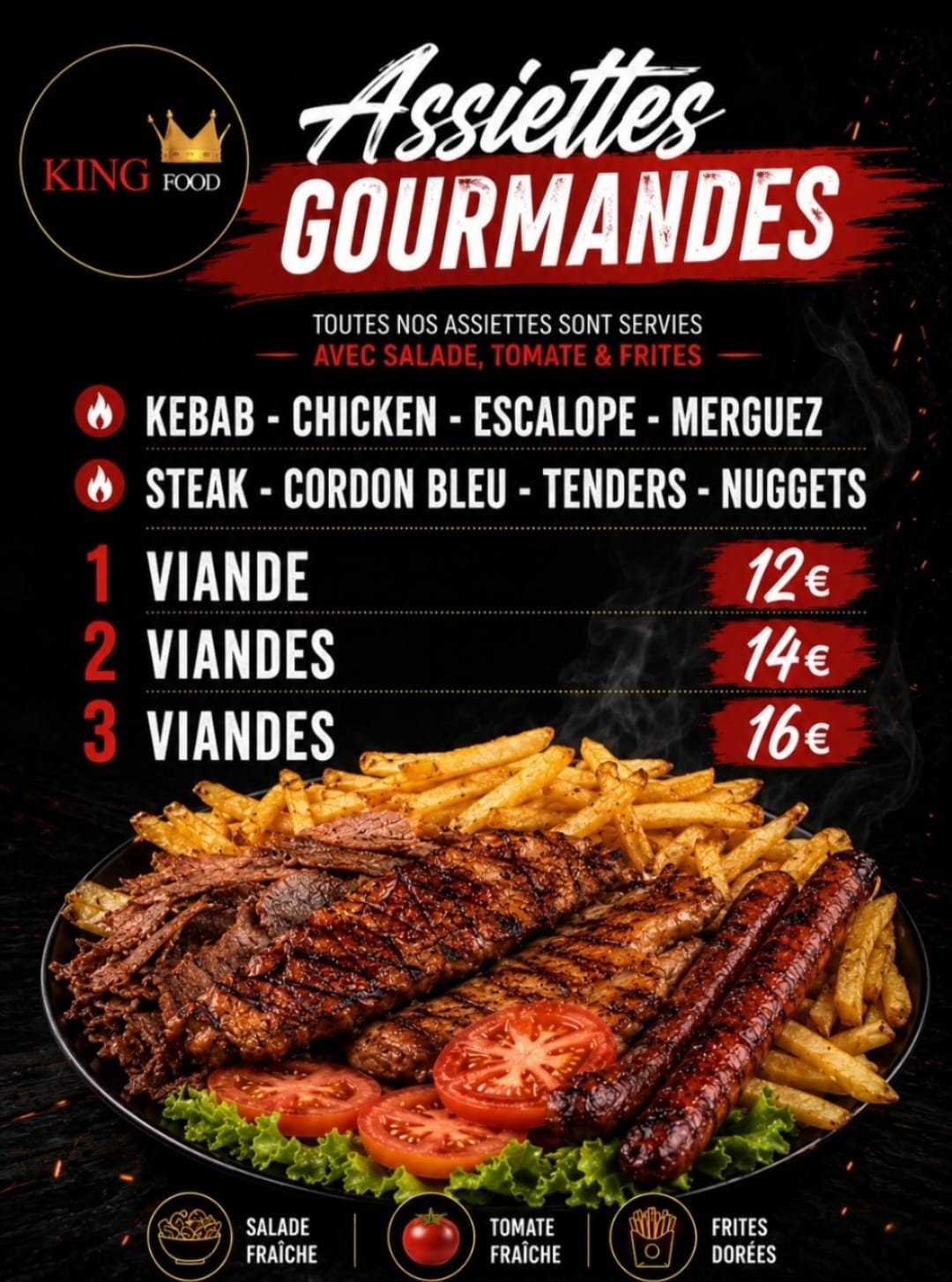 Assiette 1 Viande